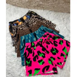 Shortinho Plus Size de Viscolycra - Tamanhos Grandes para academia e praia - M