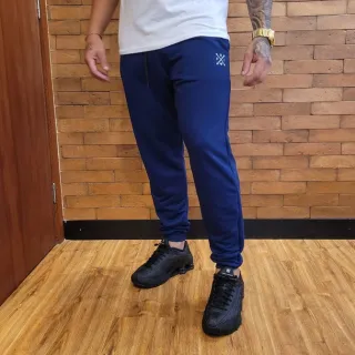 Treino Academia Calça Jogger Moletom Slim Masculina Skinny - G (40/42)