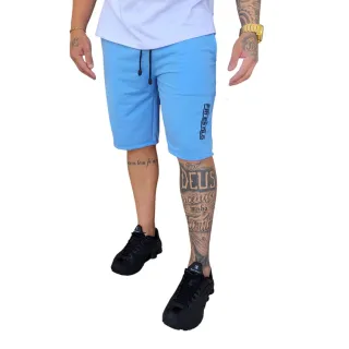 Treino Academia Kit 4 Bermudas Masculinas Elástico Amarração Moletinho Moletom - G