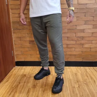 Treino Academia Calça Jogger Moletom Slim Masculina Skinny - G (40/42)
