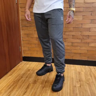 Treino Academia Calça Jogger Moletom Slim Masculina Skinny - G (40/42)