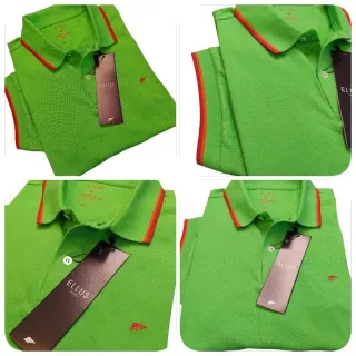 ELLUS Camisa Polo: Cores Variadas - Azul Marinho