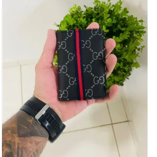 Grife Carteira Masculina Porta Cartões Slim