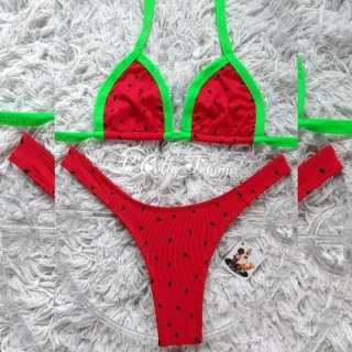 Biquíni Asa Delta - Modelagem Moderna - Verde Limão