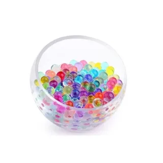 Decoração Festa Água Cresce Planta Bolinhas Gel Orbeez - Branco