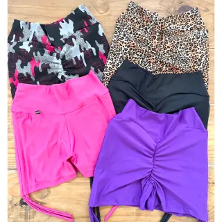 Amarração Empina Bumbum Fitness Feminino Curto - Onça 4