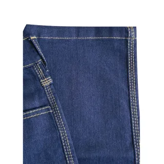 Calça Masculina Country Tradicional Reforçada com Elastano - Corte Reto - AZUL BLACK