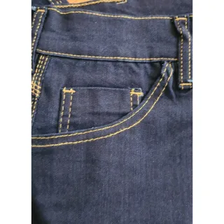 Calça Masculina Country Tradicional Reforçada com Elastano - Corte Reto - AZUL BLACK