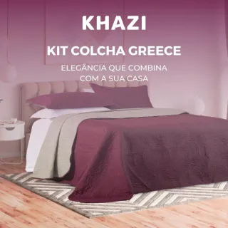 Colcha Dupla Face Macia Luxo Casal Queen King - Rosa