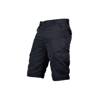 Bermuda Adventure Secagem Rápida Poly Rip Stop Tática Cargo - Preta