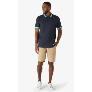 Pool Azul Marinho Camisa Polo Masculina Básica Manga Curta Malha Piquet - P