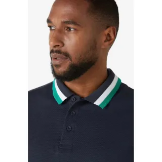 Pool Azul Marinho Camisa Polo Masculina Básica Manga Curta Malha Piquet - P
