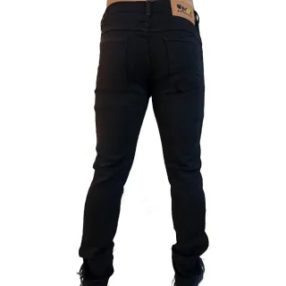 Barato Calça Jeans Masculina Preta Tradicional Elastano - Preta