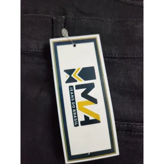 Barato Calça Jeans Masculina Preta Tradicional Elastano - Preta