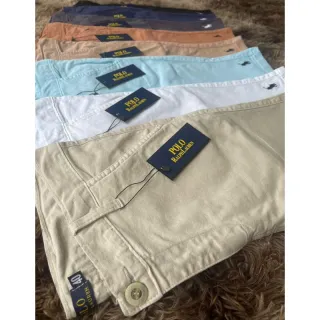 Bermuda Polo Sarja Lavada Elastano Perfumada - Preto