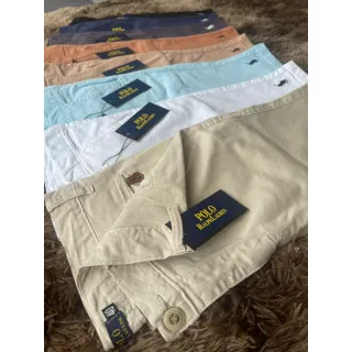 Bermuda Polo Sarja Lavada Elastano Perfumada - Preto