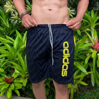 Praia Masculino Kit 5 Calção Esportivo - Kit 5 lisa