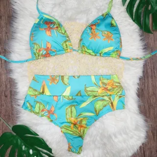 Plus Size GG Biquini Cortininha semi fio (46 ao 50) - Estampa 2