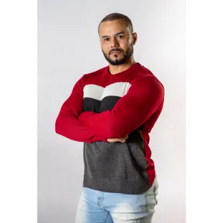 Colombia Suéter - Vermelho