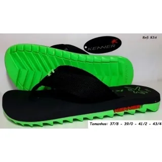 Amortecedor Salto Chinelo Masculino - Fotos Reais 100% - Preto/Vinho K52