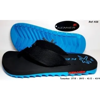 Amortecedor Salto Chinelo Masculino - Fotos Reais 100% - Preto/Vinho K52