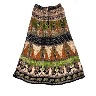 Cigana Indiana Saia Longa P M G GG - Várias Cores - Lilás