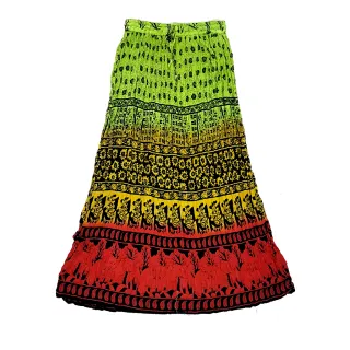 Cigana Indiana Saia Longa P M G GG - Várias Cores - Lilás