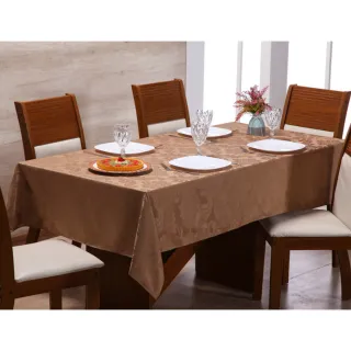 Toalha Retangular Jacquard 6 Lugares - Várias Cores - Vermelho