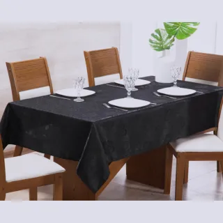 Toalha Retangular Jacquard 6 Lugares - Várias Cores - Vermelho