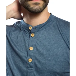 Gola Padre Camisa Henley - Branco