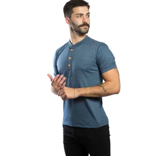 Gola Padre Camisa Henley - Branco