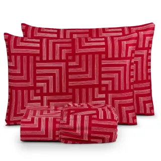 Lençol Queen Box Casal - 3 Peças Aveludadas 200 Fios Micropercal - Naturale Dourado