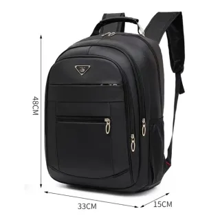 Mochila Moderna Resistente Unissex com Cabo de Aço Reforçado para Viagem RC-9804 - Preto