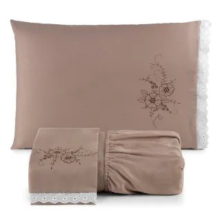 Promoção lençol casal queen aveludado liso - 03 peças - Azul