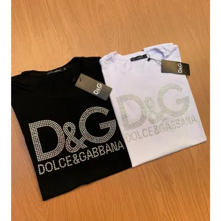 Camisa Premium Dolce & Gabbana Pedraria Malha Peruana - Envio Imediato