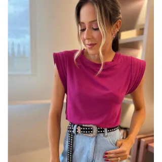 Promoção! Blusa Feminina Casual Trabalho Passeios | Mulher Moderna - Nude