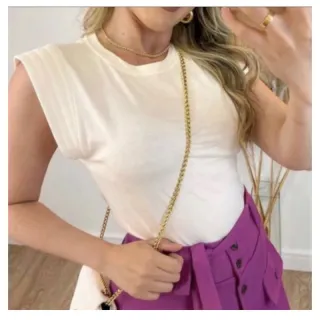 Promoção! Blusa Feminina Casual Trabalho Passeios | Mulher Moderna - Nude