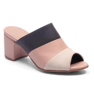 Envio Rápido - Sandália Ankle Boot Social Feminina Salto Médio Fechada - Caramelo AK