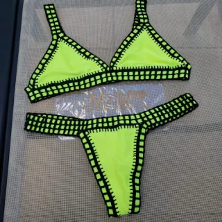 Acqua branco biquíni de crochê - Branco acqua