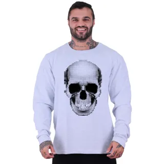 Blusa Moletom Masculina Basic MXD Conceito - Sem Touca - Estampa Caveira Bosque - Ideal para os amantes de academia e fitness - Workout