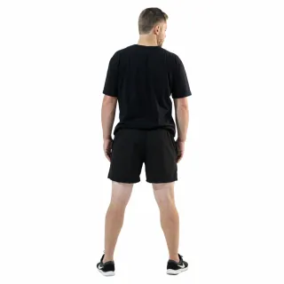 Bermuda Tactel Elastano Preta Masculina Academia - TMMY EMBORRACHADO