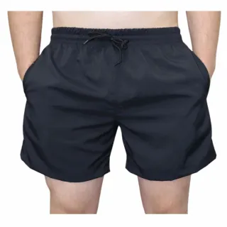 Bermuda Tactel Elastano Preta Masculina Academia - TMMY EMBORRACHADO