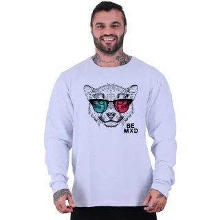 Moletom Masculino Basic MXD Sem Touca Cheetah - Academia Musculação - Awesome