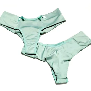 Romantic Tanga Paola - Lingerie, Fio Duplo, Calcinha - Vermelha