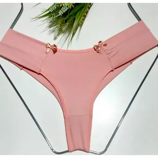 Romantic Tanga Paola - Lingerie, Fio Duplo, Calcinha - Vermelha