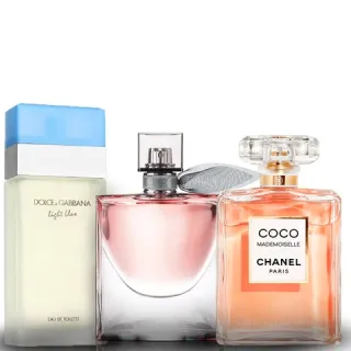Envio Imediato - Kit 3 Perfumes Importados Femininos de Alta Qualidade - 100ml - Único