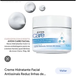Hidratante para o rosto AVON care - Gel matificante,hidrata,refres