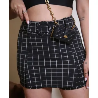 Shorts estampados zebra modinha 36 a 46 - Pied Poule