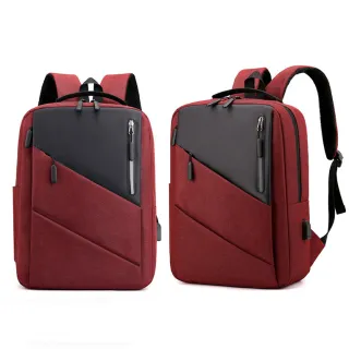 Mochila Impermeável Unissex para Viagem Trabalhar Notebook 15.6 com USB - Cinza