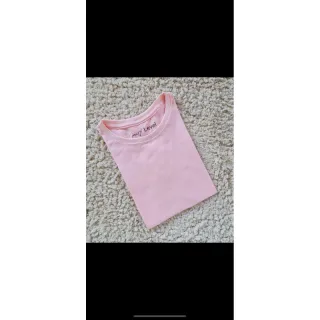 Malha Penteada Algodão Lisa: Camisetas Femininas em Diversas Cores - Azul Denin